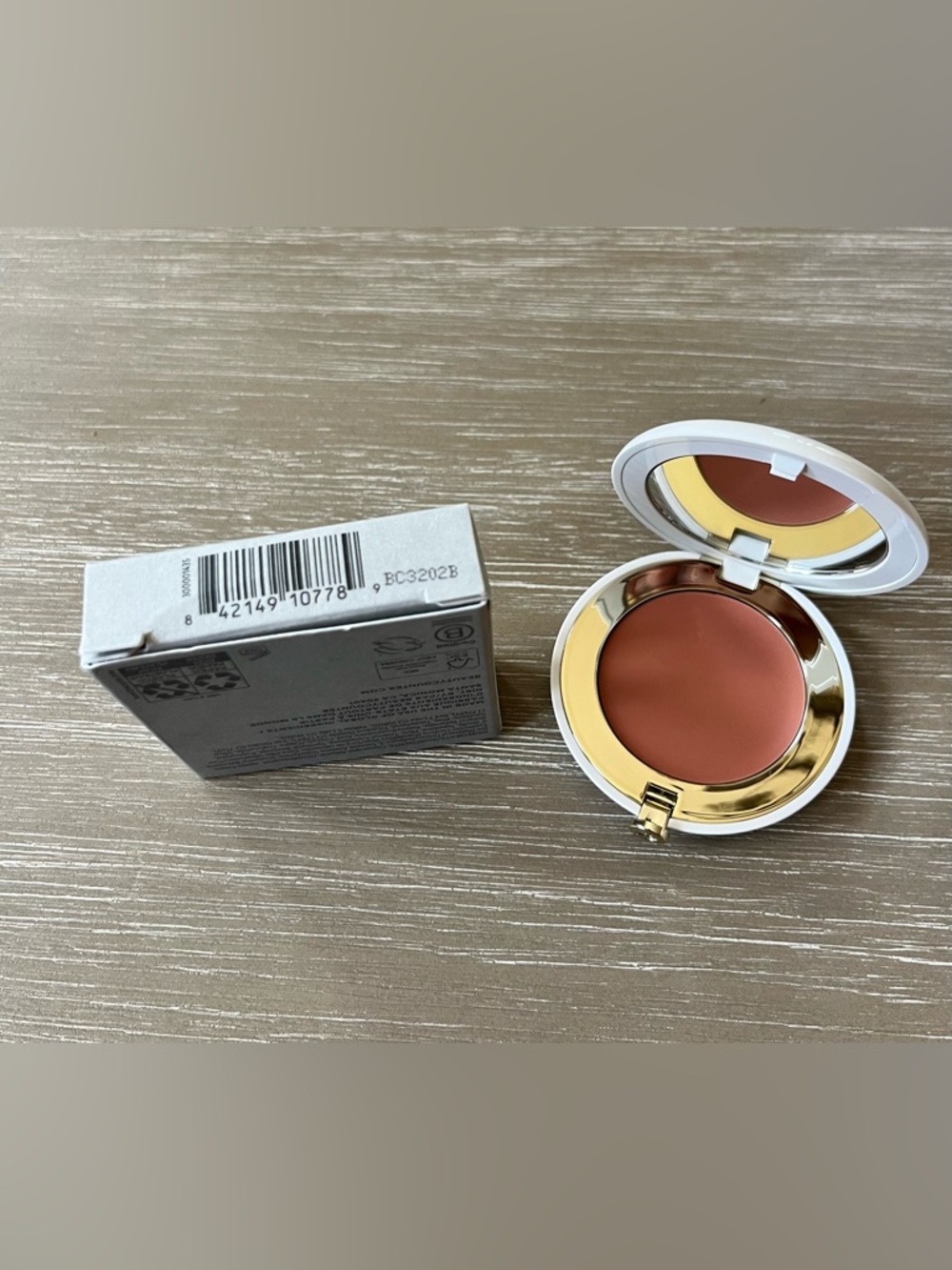 Beautycounter Cheeky Clean Cream Blush in Chai Full Size 0.15 oz - Picture 5 of 9